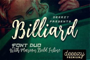 Billiard Font Duo: Crafting a Cool Retro Vibe