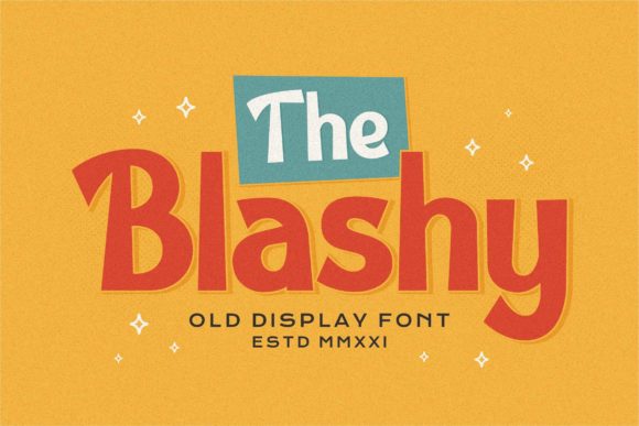 Blashy: A Bold Modern Font for Creative Projects