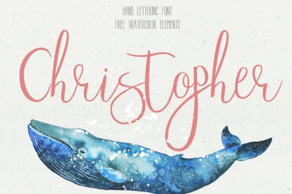 Christopher Font: A Handwritten Typeface with Creative Soul