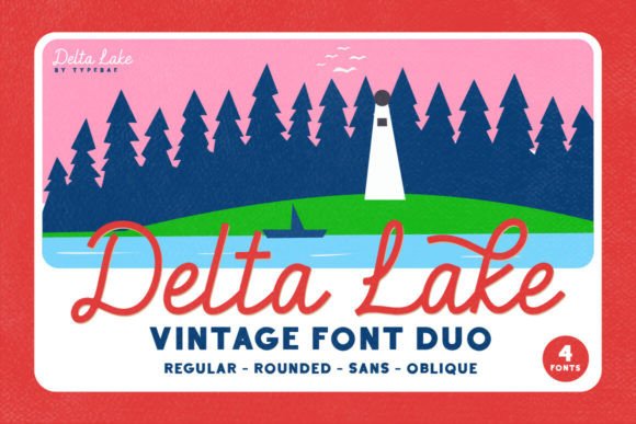 Delta Lake Font: A Brush Script for Authentic, Flowing Designs