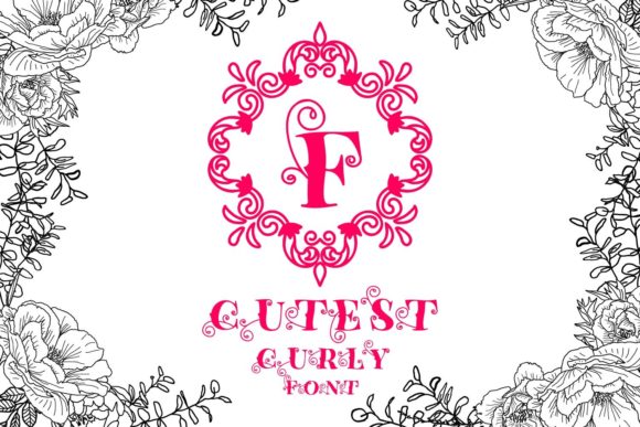 Designing with Whimsy: The Cutest Curly Font Monogram