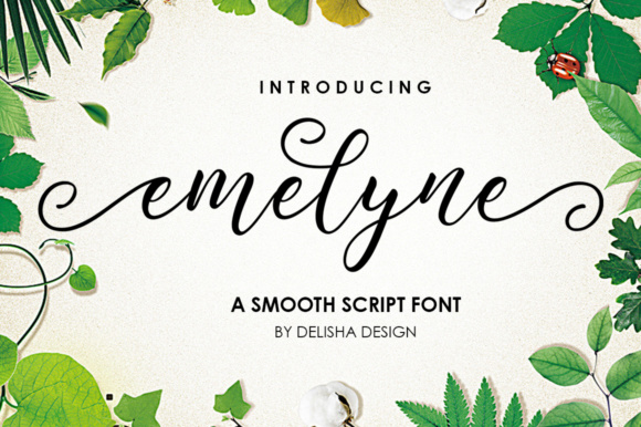 Emelyne Script Font: Where Modern Elegance Meets Creative Versatility