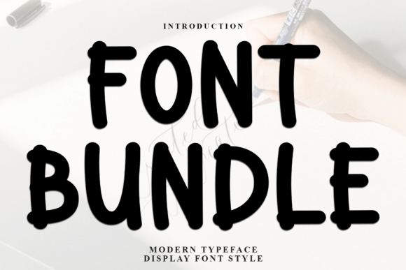 Font Bundle: A Friendly Typeface for Bold, Fun Projects