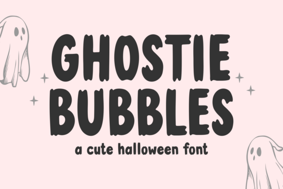 Ghostie Bubbles Font by Dreamink 7ntypes: Your Friendly Halloween Typeface