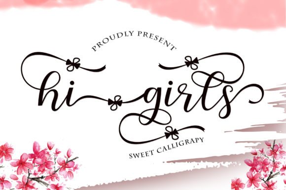 Hi Girls Font: Blending Handwritten Charm with Digital Ease
