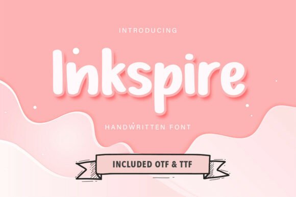 Inkspire Font: A Playful Handwritten Typeface for Modern Design