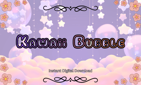 Kawaii Bubble Font: A Guide to Dreamy, Cute-Core Design