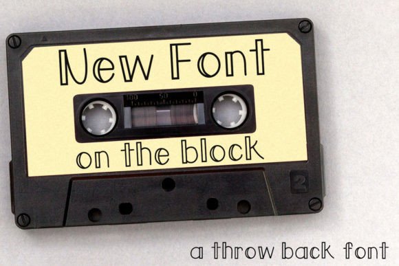New Font on the Block: A Handwritten Typeface with School-Note Charm