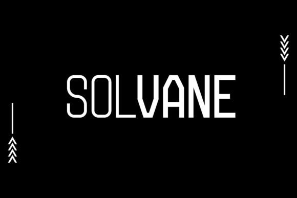 Solvane Font: A Futuristic Sans Serif for Modern Design