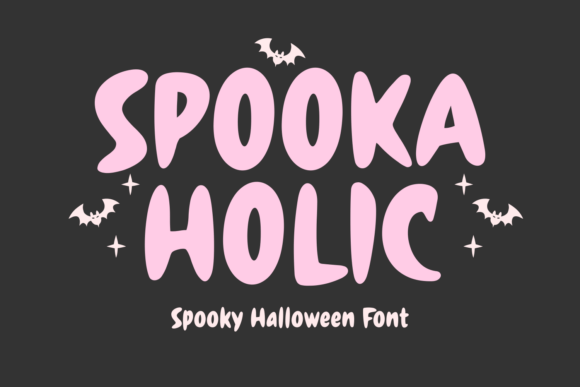 Spooka Holic Font by Dreamink 7ntypes: A Playful Take on Spooky Design