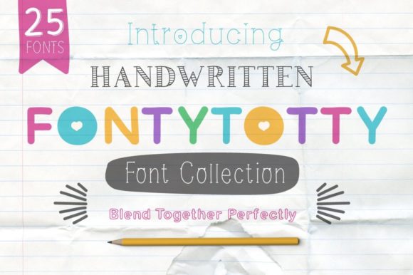 Unlocking Creative Potential with the Fontytotty 25 Font Collection