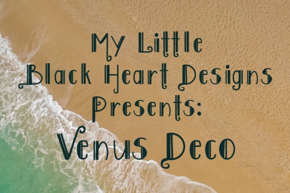 Venus Deco Font: Classy, Handwritten Charm for Modern Design