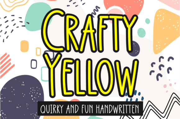 Why Crafty Yellow Font Adds a Handmade Touch to Your Designs